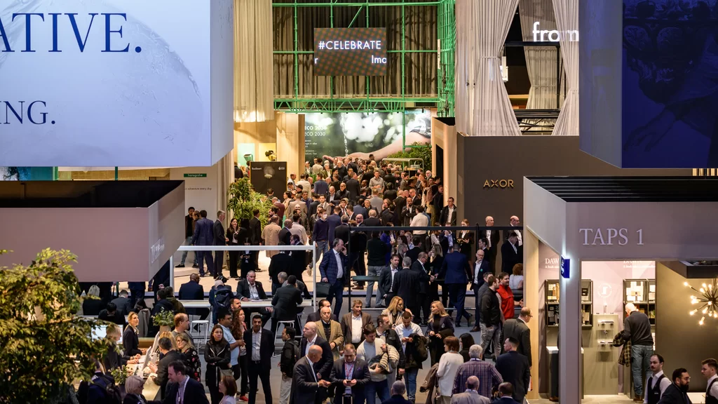 View on the trade fair grounds